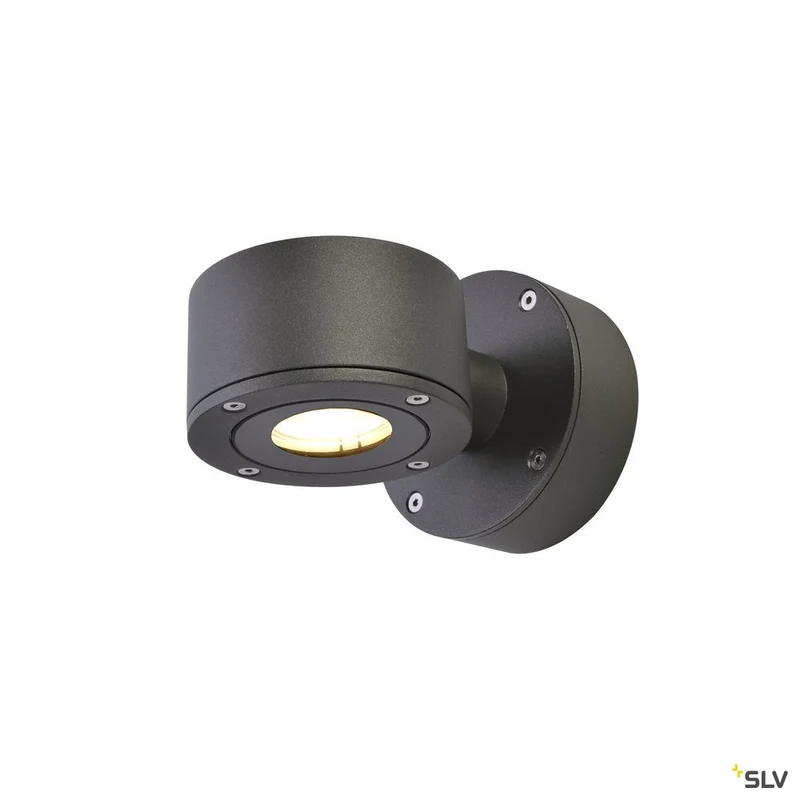 SLV SITRA WL, LED Outdoor Wandaufbauleuchte, anthrazit, IP44, 3000K, 9W