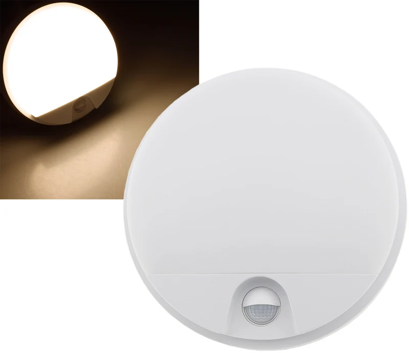 LED Wandleuchte "PAYAR" IP54, 3000K 15W, 1100lm, PIR-Bewegungsmelder