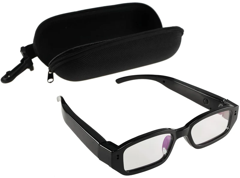 Brille mit Minikamera "CT-Glass FHD" Video Full HD 1920x1080p, Foto 2560x1440
