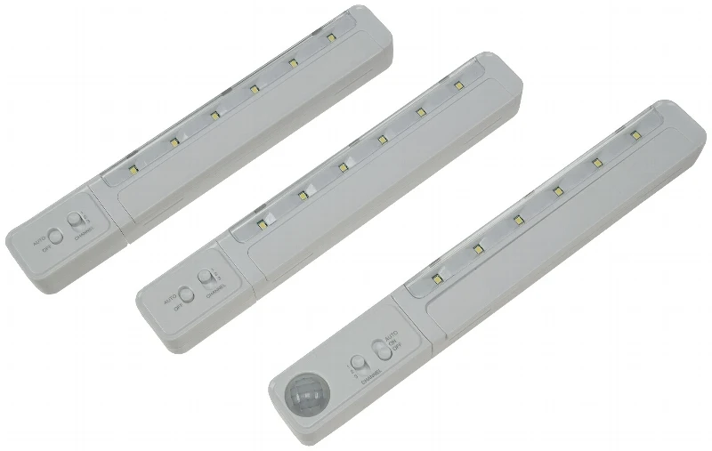 LED Unterbauleuchten "Master-Slave RF" 1x Master mit PIR, 2x Slave, je 70lm