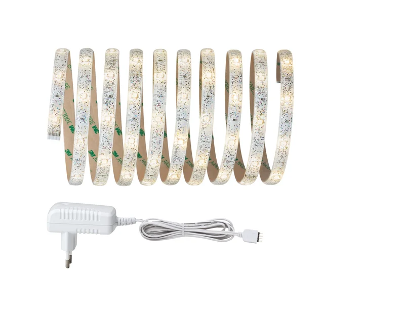 Paulmann Function YourLED Basisset DECO 3m Glitter WW 7,2W 230/12V 18VA Weiß Kst