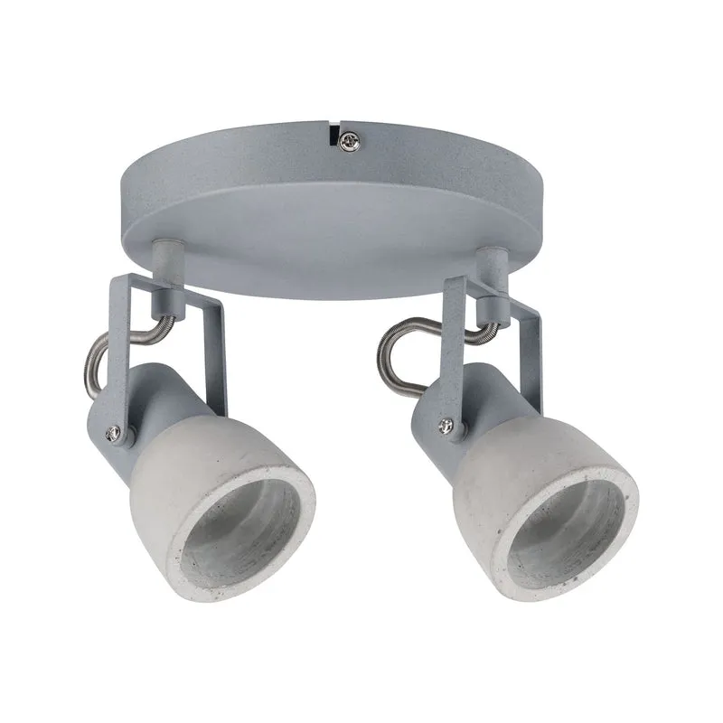 Paulmann Spotlight Ogma max 2x10W GU10 Grau 230V Metall/Beton