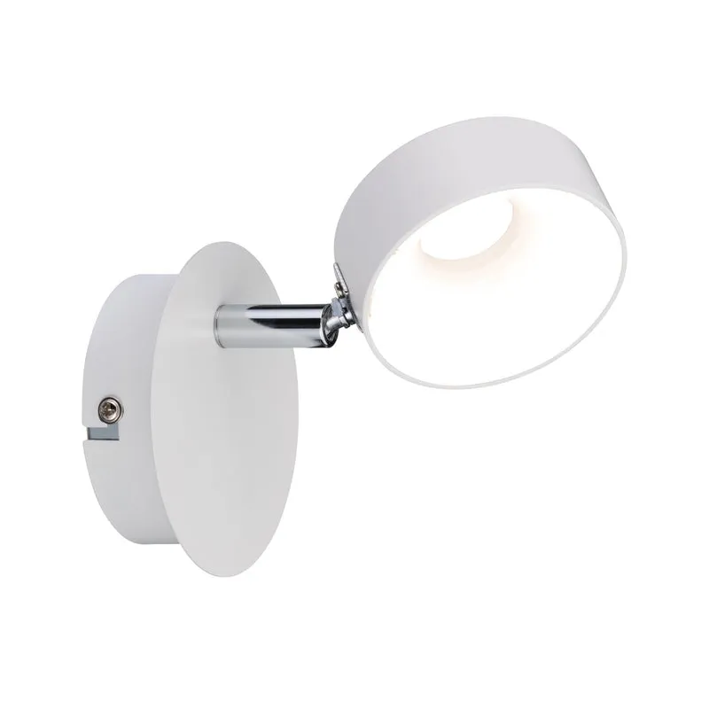 Paulmann Spotlight Funnel 1x6W Weiß matt/Chrom 230V Metall dimmbar