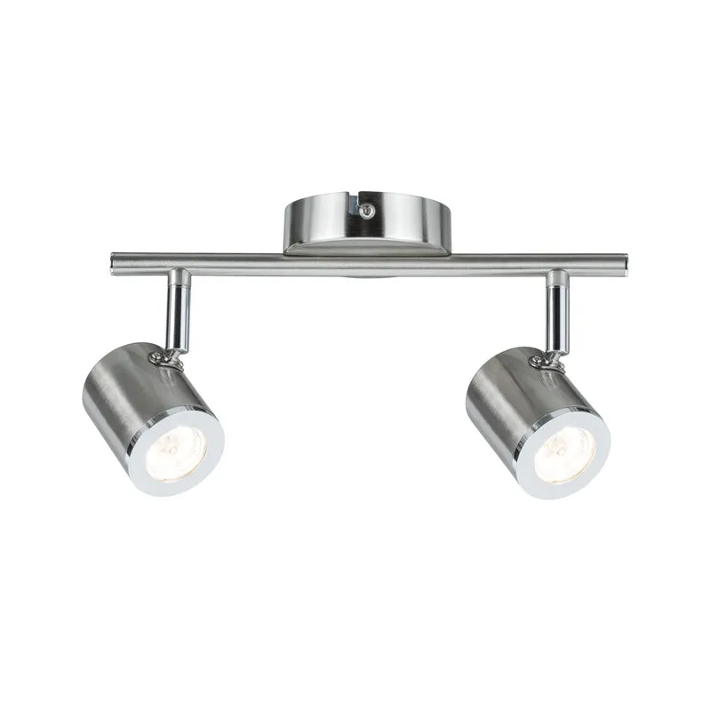 Paulmann Spotlight Tumbler 2x4,5W Nickel 230V Metall