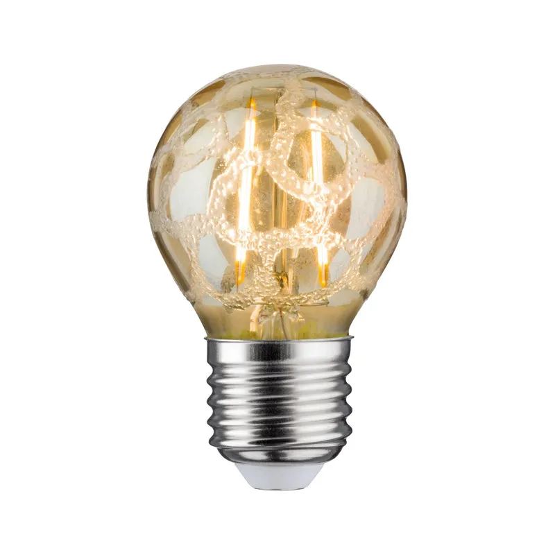 Paulmann LED Tropfen 4,5W E27 Krokoeis Gold 2500K dimmbar