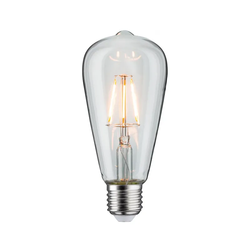 Paulmann LED Rustika (ST64) 4W E27 230V Klar 1800K