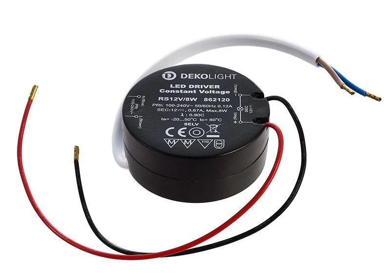 Deko-Light ROUND, CV, RS12V/8W Schwarz