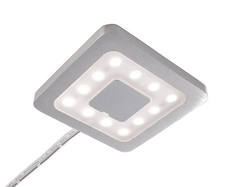 Deko-Light Paty Eckig 2,5W silberfarben gebürstet