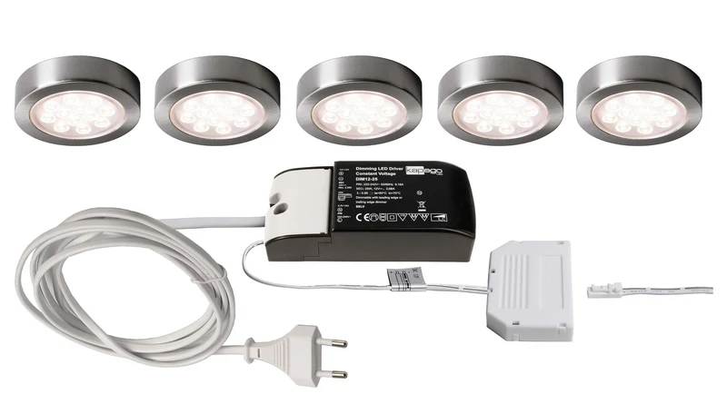 Deko-Light Baham II 5er Bundle 2,5W Silber