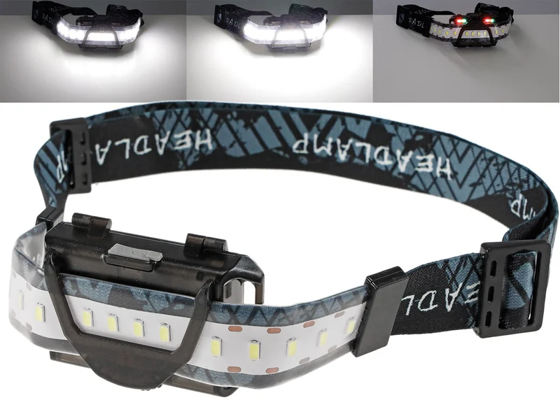 LED-Stirnlampe "CTX-Head 180" 3W, 140lm, 180° Abstrahlung, für 3x AAA