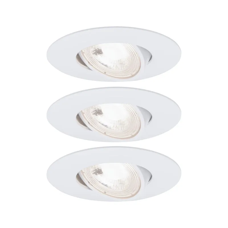 Paulmann EBL Set schwenkbar LED 3x5W/450lm 230V 3000K Weiß