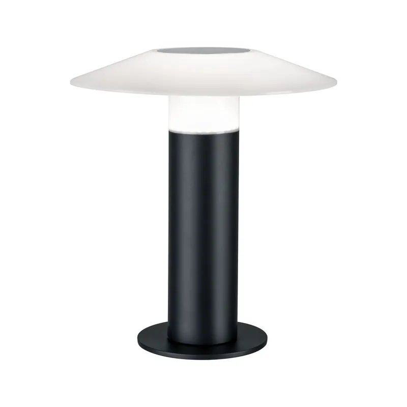 Paulmann Outdoor Mobile Portino IP44 390lm 3000K 3,5W 360° dunkel Grau Kunststoff/Acryl