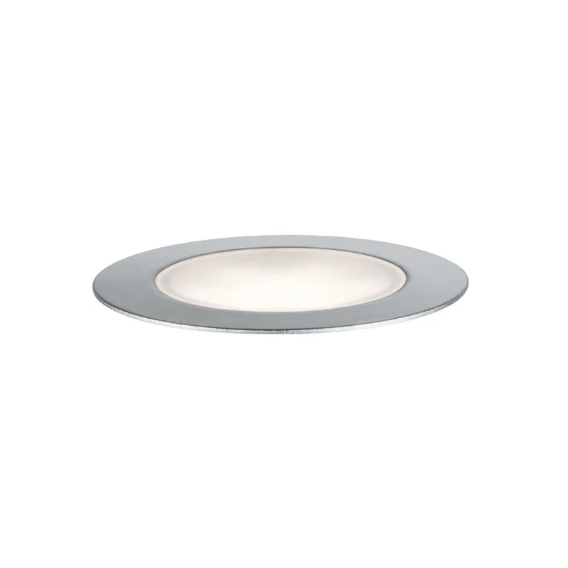 Paulmann Outdoor Plug & Shine Floor IP65 4000K 1W 24V 70mm Silber Eds/Kst