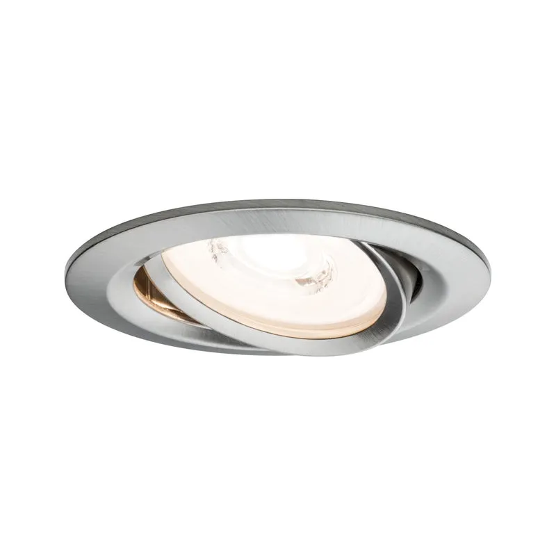 Paulmann Premium EBL Set Reflector Coin rd schwb. dimmbar LED 1x6,8W 230V Eisen geb/Alu