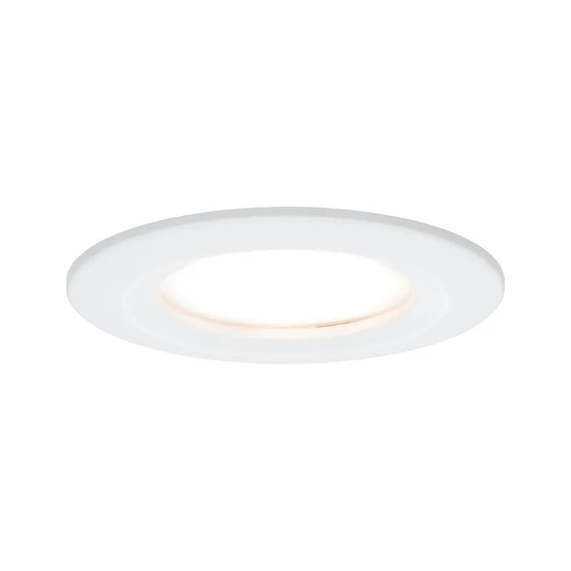 Paulmann Premium EBL Set Coin Slim rund starr LED 1x6,8W 2700K 230V 51mm Ws matt/Alu