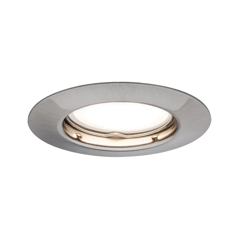 Paulmann EBL Set rund starr LED 3x4,5W 230V Eisen geb/Metall