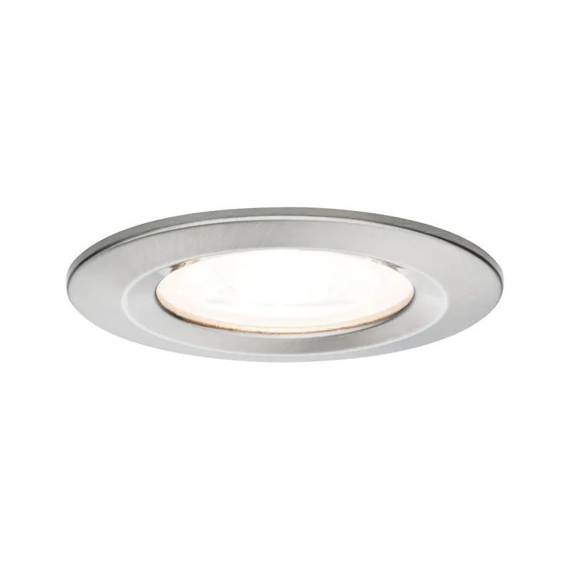 Paulmann Premium EBL Set Nova rund starr LED 3x5,5W 230V Eisen geb/Alu