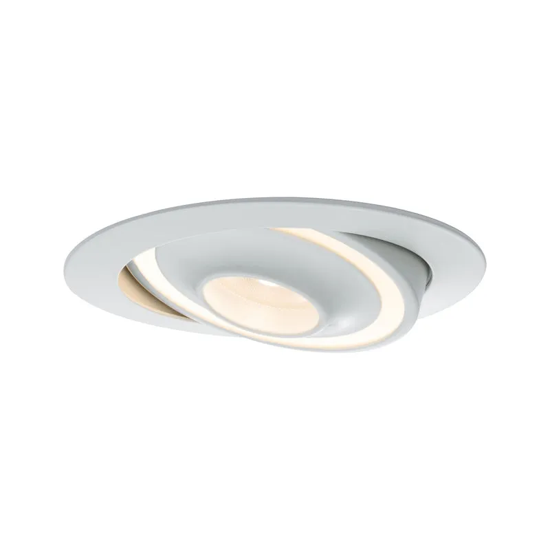 Paulmann Premium EBL Set Drip schwenkbar dimmbar 1x8W 230V Weiß/Alu
