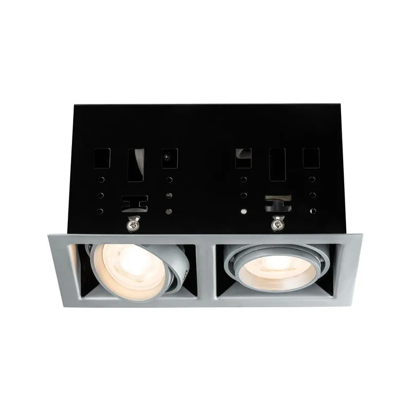 Paulmann Premium EBL Set Cardano 2x7W 2x460lm 230V 202x108mm Titan/Metall