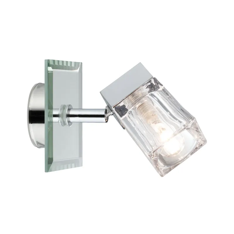 Paulmann WallCeiling Trabani IP44 max. 20W G9 Chrom/Transparent 230V Metall/Glas