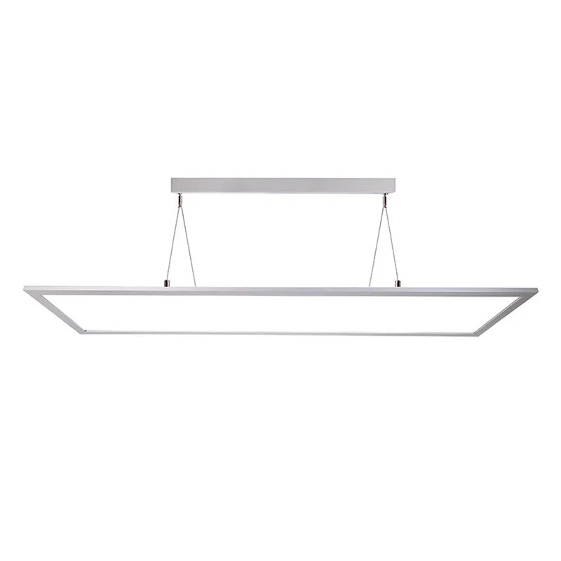 Deko-Light Pendelleuchte Panel 50W 3000K 4100lm Silber