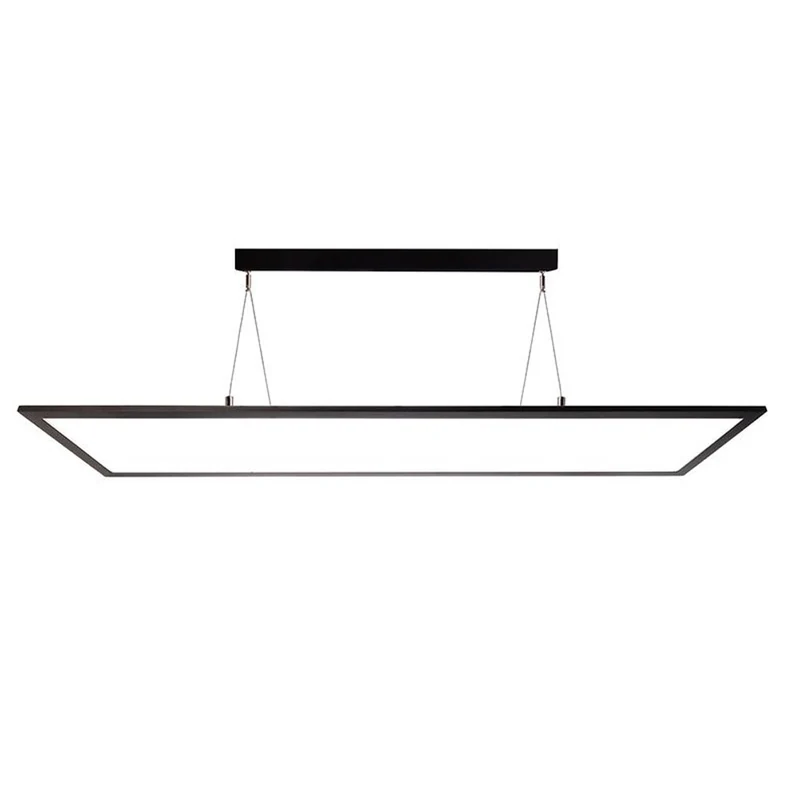 Deko-Light Pendelleuchte Panel 50W 3000K 4100lm Schwarz