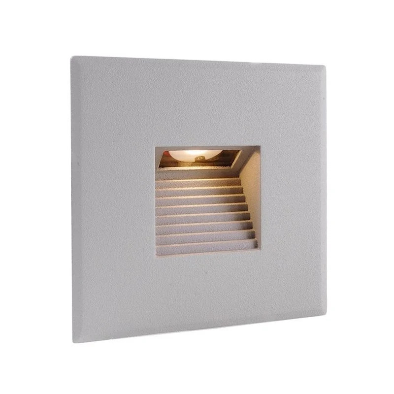 DEKOLIGHT 930131 Abdeckung silber grau eckig für L 930131