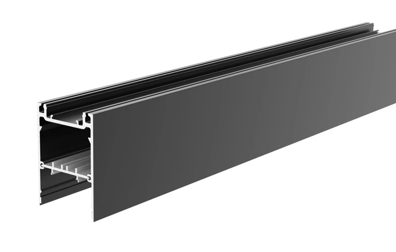 Deko-Light PLANO MS, 80 x 55mm, schwarz mit LED-Träger, 2,5m