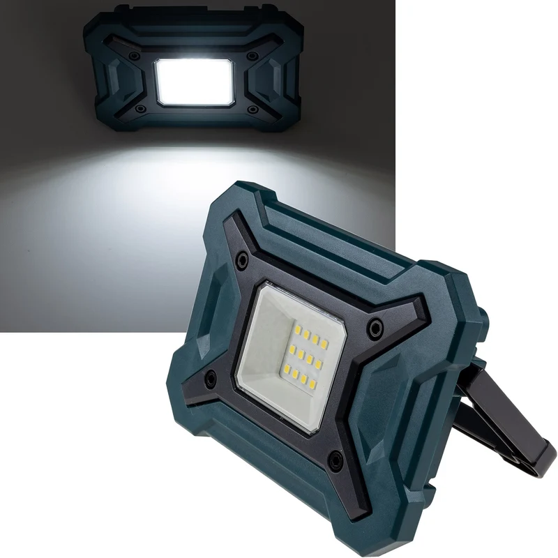 REV LED Baustrahler mit Akku 1000lm, 2h Akku-Licht