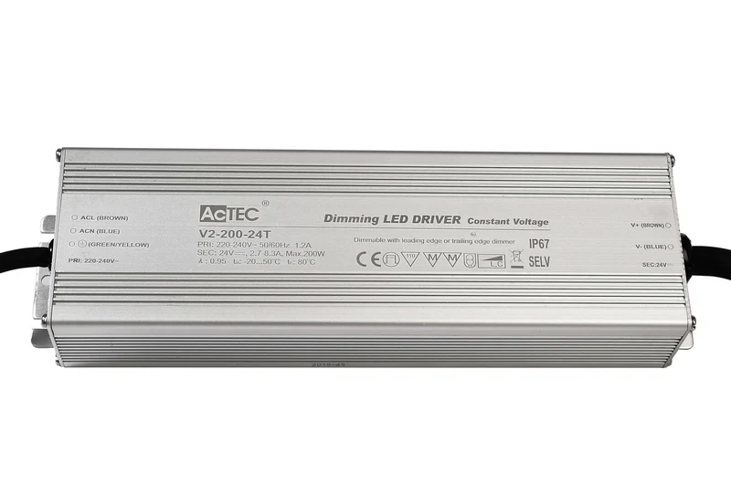 Deko-Light IP, DIM, CV, V2-200-24T Silber