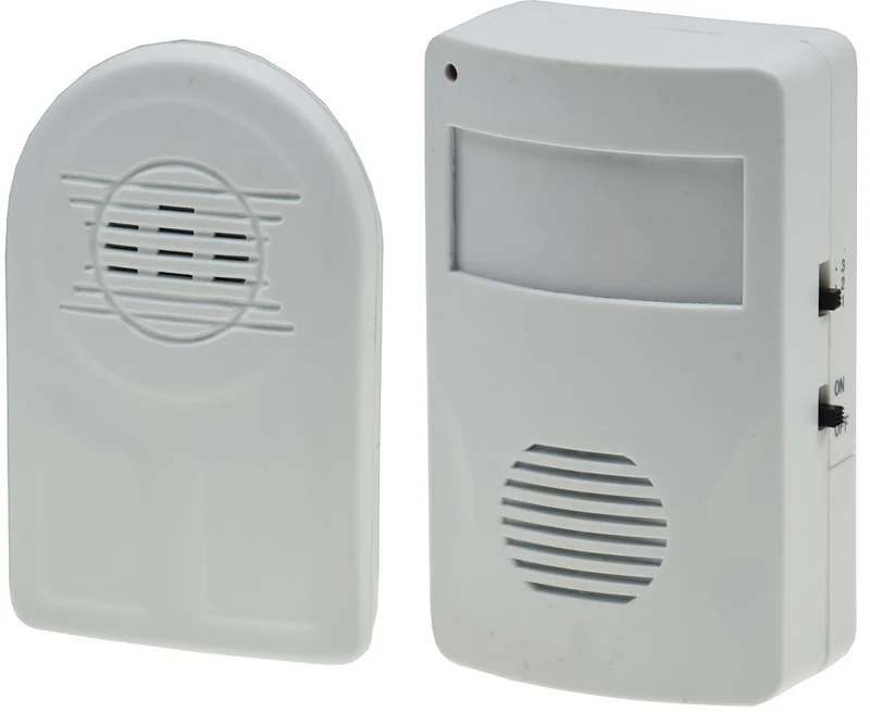 Durchgangsmelder "CTDM-30" bis zu 30m RW 433MHz, PIR Melder + Funkklingel