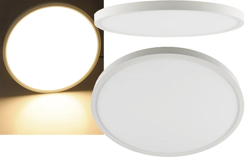 LED Deckenleuchte "Santano 36w" Ø 40cm, 36W, 2850lm, 3000K warmweiß