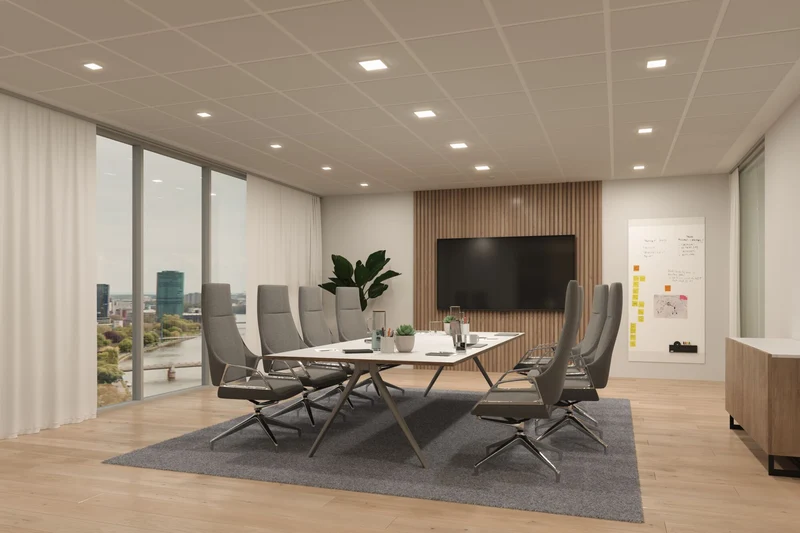 Paulmann VariFit LED Einbaupanel Veluna Edge IP44 eckig 90x90mm 450lm 3000K Weiß