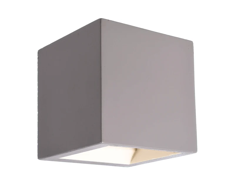 Deko-Light Mini Cube Grau 4W Weiß