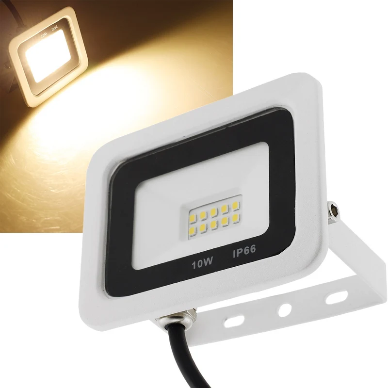 LED-Fluter "CTF-USL 10W" IP65, 10W, 810lm, 3000K, warmweiß