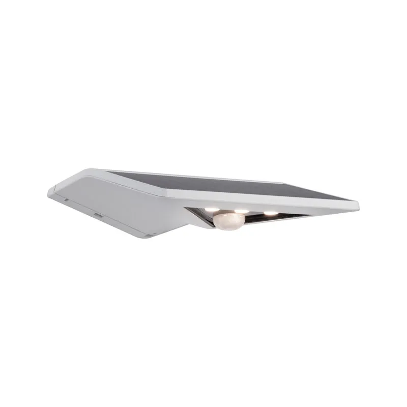 Paulmann Outdoor Solar Wandleuchte Yoko Weiß mit Bewegungsmelder 3000K