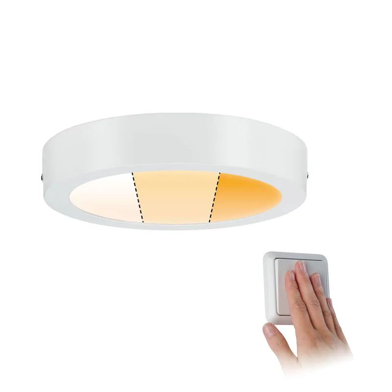 Paulmann LED Panel Carpo rund 225mm 13W 2.300K Weiß matt