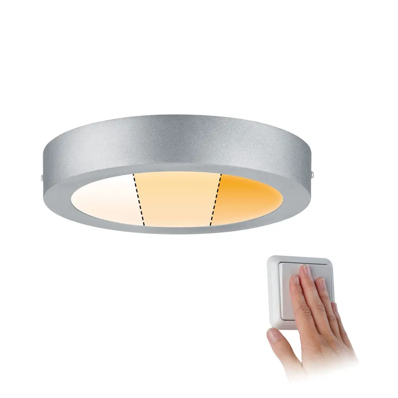 Paulmann WallCeiling Carpo LEDPanel WarmDim 225mm 13W Chrom matt 230V Metall