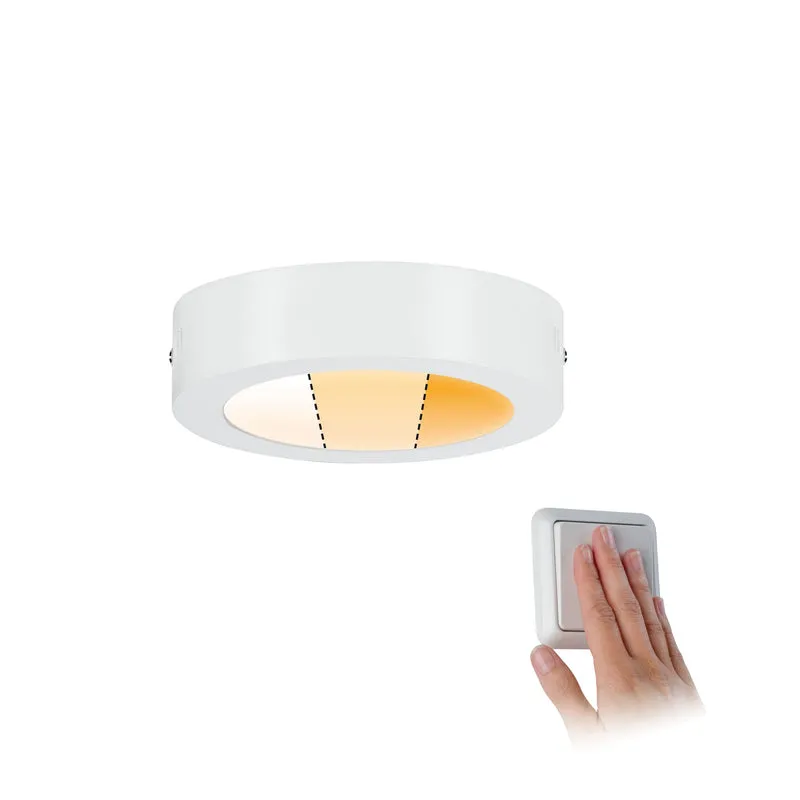Paulmann LED Panel Carpo rund 170mm 10,2W 2.300K Weiß matt