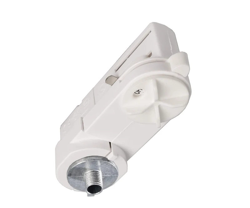 Deko-Light D Line 3-Phasen Adapter für Leuchtenmontage Verkehrsweiß RAL 9016