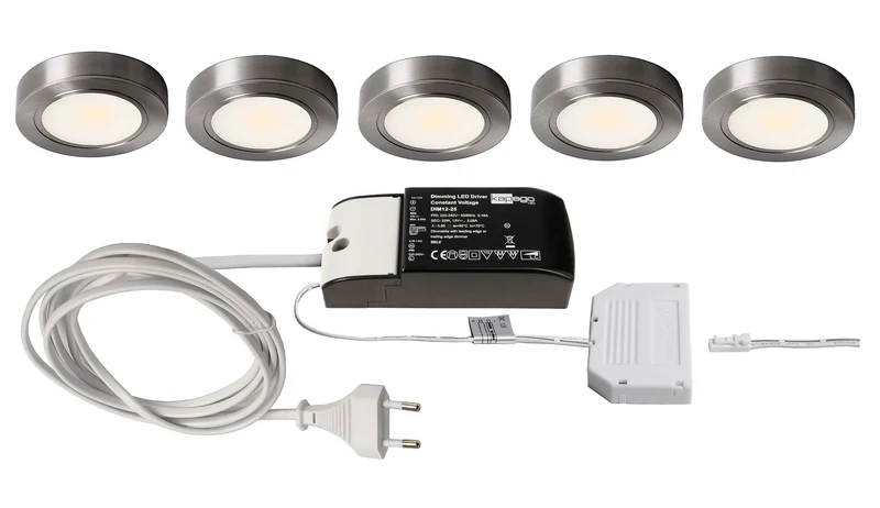 Deko-Light Baham I 5er Bundle 2,5W Silber