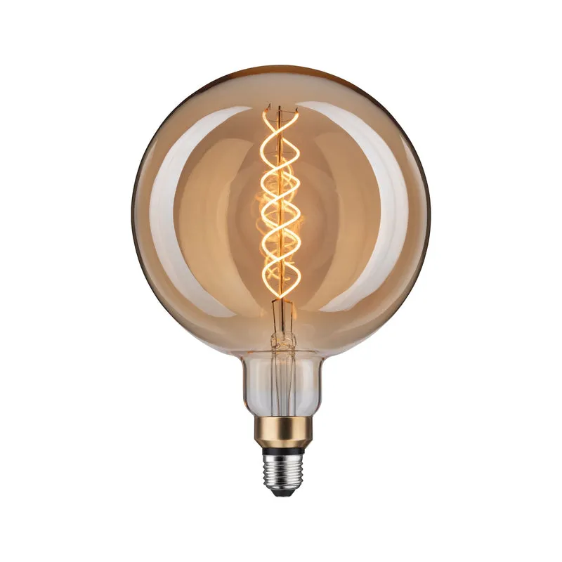 Paulmann LED BigGlobe fil 390lm E27 2000K dim gold 7W doppel spiral