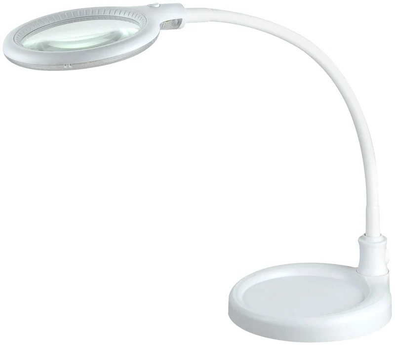 Tisch-Lupenleuchte "CT-LL48" 3 Dioptrien, 6W, 450lm, Schwanenhals