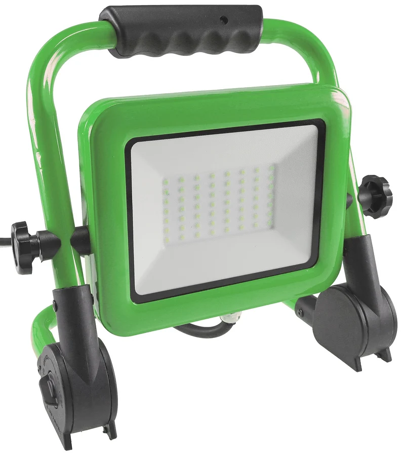 LED-Baustrahler "CTS-50W V4" 1,5m Kabel 50W, IP44, 4350lm, 4000K, mit Ständer