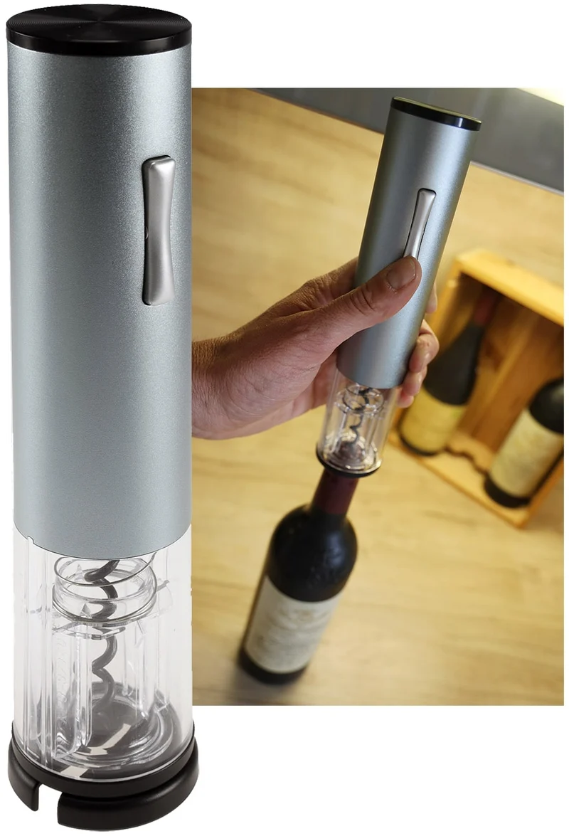 elektrischer Korkenzieher / Weinöffner mit Batteriebetrieb