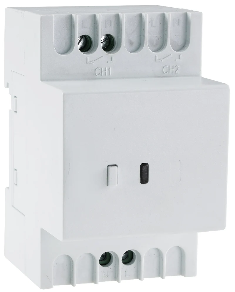 Funk-Empfänger HS1 für "Pilota Casa" max. 3600W, 1fach Schalter f. Hutschiene