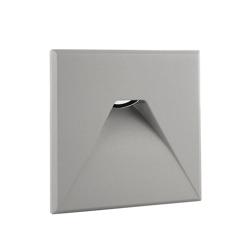 DEKOLIGHT Deko-Light, Abdeckung silber grau eckig 930361
