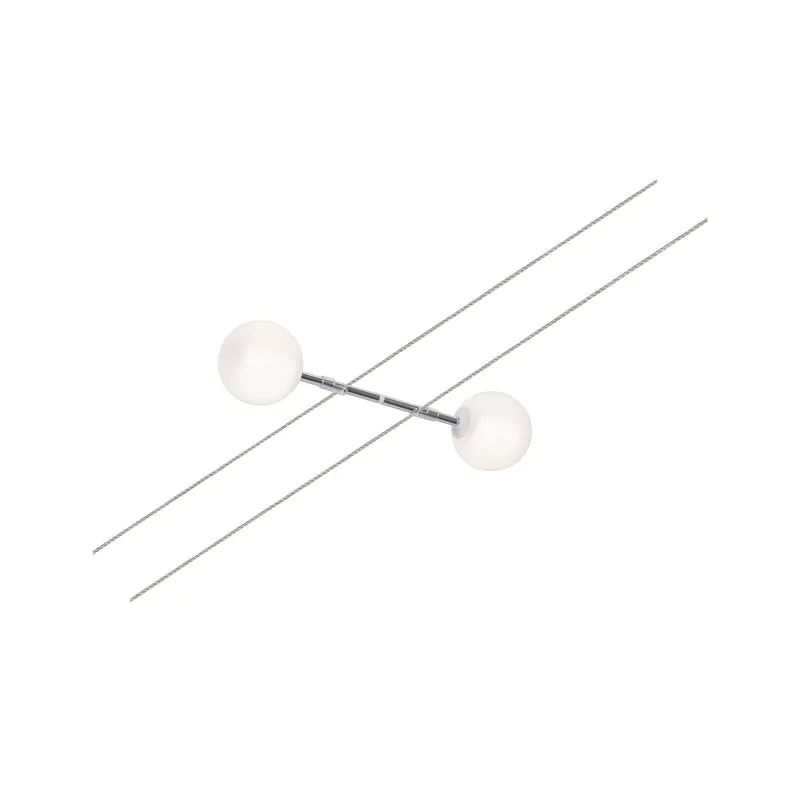 Paulmann 2Line Spot Mick 2x2,5W Weiß/Chrom 24V DC Kunststoff/Metall