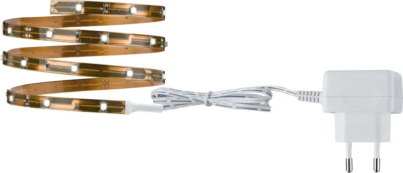TIP Nice Price LED Strip Set 1m Kaltweiß 2,4W 230/12VDC Kupfer Metall