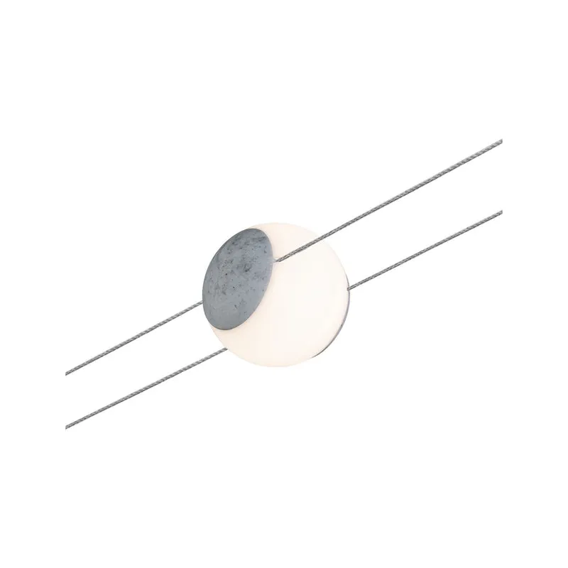 Paulmann 2Line Spot Emma 1x4,5W Beton/ Weiß /Weiß 24V DC Kunststoff